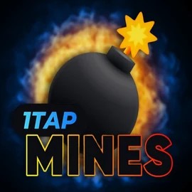 1Tap Mines logo – Casino Games by Turbo Games at Blaze Spins Casino