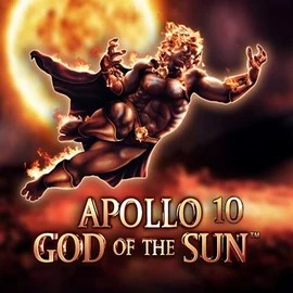 Apollo God of the Sun online game logo by Novomatic on blazespinscasinoo.com