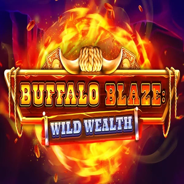 Buffalo Blaze Wild Wealth by OctoPlay, showcased at blazespinscasinoo.com – game logo