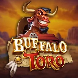 Buffalo Toro slot logo by ELK Studios at Blaze Spins Casino