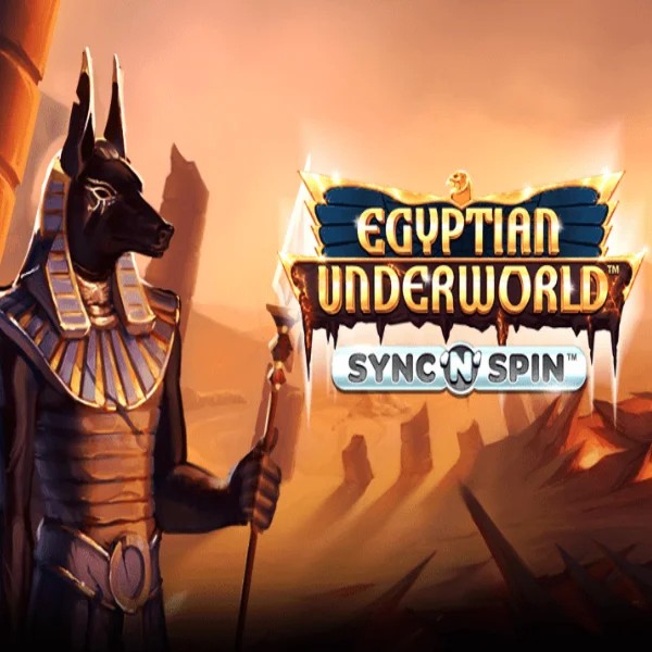 Official Slots logo: Egyptian Underworld by Greentube at Blaze Spins Casino
