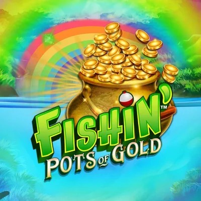 Fishin Pots Of Gold by Gameburger Studios, showcased at blazespinscasinoo.com – game logo