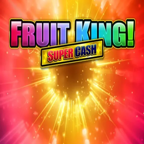 Fruit King Super Cash slot logo by Greentube at Blaze Spins Casino