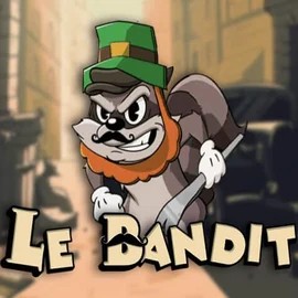 Le Bandit online game logo by Hacksaw Gaming on blazespinscasinoo.com