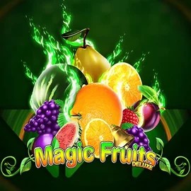 Magic Fruits Deluxe game by Wazdan – logo hosted on Blaze Spins Casino