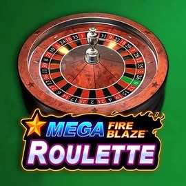 Mega Fire Blaze Roulette logo – Table Games by Playtech at Blaze Spins Casino