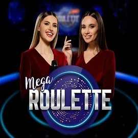 Mega Roulette logo – Live Casino by Pragmatic Play at Blaze Spins Casino