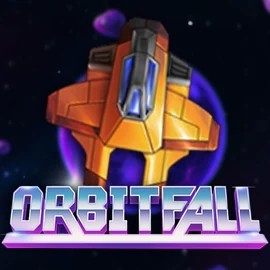 Orbitfall online game logo by ELK Studios on blazespinscasinoo.com