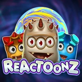 Reactoonz logo by Play'n GO Blaze Spins Casino