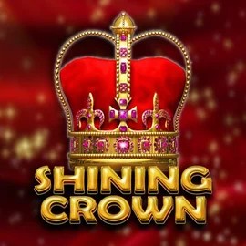 Shining Crown slot logo by Amusnet Interactive at Blaze Spins Casino