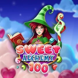 Enjoy Sweet Alchemy 100 by Play'n GO – logo hosted on blazespinscasinoo.com