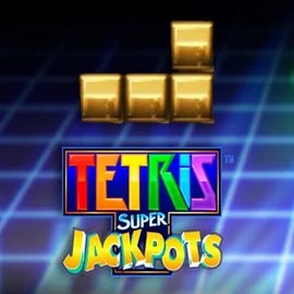 Tetris Super Jackpots game by WMS – logo hosted on Blaze Spins Casino