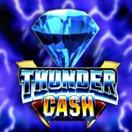 Thunder Cash game by Novomatic – logo hosted on Blaze Spins Casino