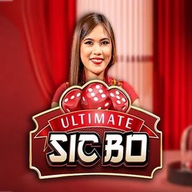Ultimate Sic Bo online game logo by Ezugi on blazespinscasinoo.com