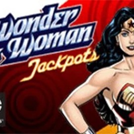 Wonder Woman Jackpots logo – Jackpots by Amaya at Blaze Spins Casino